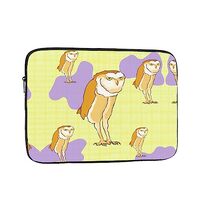 Standing Owl Printed Laptop Organizer - 15 Inch, Perfect for Business Casual or School Laptop Carryi