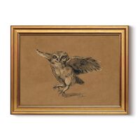 WHASAYART Gold Framed Vintage Wall Art for Living Room, Animals Painting Prints Shelf Decor for Kitc