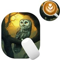 TOEMZTFT Small Mouse Pad，Mini Mouse Pad 6 x 7 Inch，for Laptop Keyboard Tray Wireless Mouse Home 