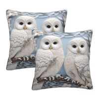 William Morris Abstract Vintage Floral Owl Pillow Throw Pillowcase Decoration Throw Pillowcase Abstr