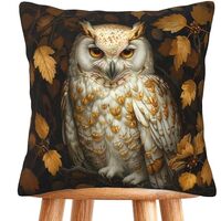 Christmas Pillow Covers William Morris Abstract Vintage Floral Owl Pillow Throw Pillowcase Decoratio