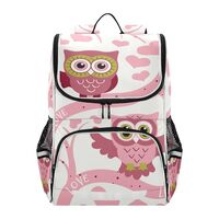 MUCEXQ Owls School Backpack For Girls Boys Elementary Bookbag With Reflective Strips