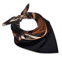 LYDSKGEQ Owl Plays Piano Head Scarf Like Silk Scarf Lightweight Fashion Satin Hair Bandanas for Wome