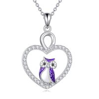 Dralox Infinity Necklaces for women Owl Necklace Pendant 925 Sterling silver Birthday Anniversary An