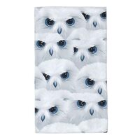 Gpkgsigt Snowy owl Eyes Printing Towel Towels 27.5x16in Skin-Friendly Absorbent Fluffy and Soft for 