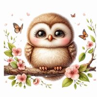 Owl Decal Sticker for Drink Tumblers, Adorable Funny Laptop Decals, Binders, Phones and so much more