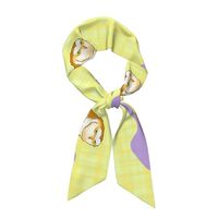 ZYMHCG Standing Owl Long silk scarves are light and fashionable, suitable for autumn and winter, and