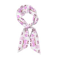 ZYMHCG Cute owl Long silk scarves are light and fashionable, suitable for autumn and winter, and are