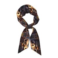 WHJSHOP Cute Owls Printing Women's Fashion Scarf - Head Hair Accessories Versatile Scarf for Wo