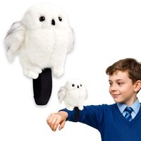 Rinziigo Wizard Costume Accessories Snowy Owl Plush Stuffed Animal Cosplay Accessories Halloween Par