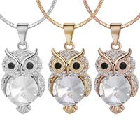 EINTENGDJRYT New 2026 Rose Gold Color Silver Chokers Snake Chain Crystal Necklace Sweater Jewelry Fa
