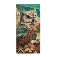 DMHVGEW Bath Towels for Bathroom Owl Towel Shower Towel Quick Drying Camping Towels Super Absorbent 