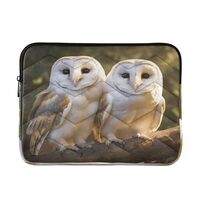 Kigai Owl Laptop Sleeve Bag for 13-14 inch Notebook Shockproof Protective Laptop Case Portable Compu