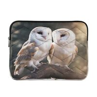 Kigai Owl Laptop Sleeve Bag for 13-14 inch Notebook Shockproof Protective Laptop Case Portable Compu