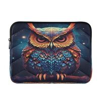Kigai Owl Laptop Sleeve Bag for 13-14 inch Notebook Shockproof Protective Laptop Case Portable Compu