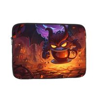 MSRHIUEF Coffee owl Stamp Portable Laptop Sleeve Case - Shockproof Portable Laptop Sleeve Bag 15 inc