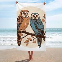 LQXNXHC Beach Towel Oversized 31'' X 51'' Sand Free Quick Dry Absorbent Bath Tow