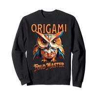 Origami Fold Master Owl s Paper Folding Hobby Gift Sweatshirt