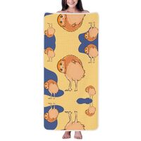 FFGhjk Crooked Owl Printed Oversized Bath Towel (27x55 inches) for Bathroom, spa, Gym, Beach, etc.