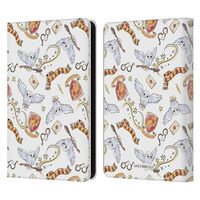 Head Case Designs Officially Licensed Harry Potter Hedwig Owl Pattern Deathly Hallows XIII Leather W