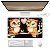 Heated Desk Pad 23.6" x 14.2" 3 Large Heated Mouse Pad with Heat Levels (40&deg;C/45&deg;C