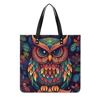 SYJTGDE Leather Handbags Color Owl Pattern It Is A Multifunctional Handbag That Can Be Used to Store