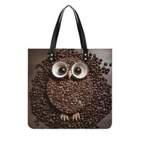 SYJTGDE Leather Handbags Coffee Bean Owl It Is A Multifunctional Handbag That Can Be Used to Store I