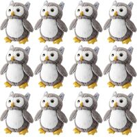 Jenaai 12 Pcs Owl Plush Stuffed Animals for Babies Soft Plush Toy Stuffed Owl Wizard Party Favors fo