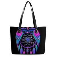 Large Leather Tote Bag, Capacity Satchel Casual Shoulder Shopping Bag, Soft Day Pack For Women And M