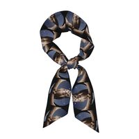 Owl under the moon Patterned women's scarf 46.9x3.1 inches, soft and skin-friendly, warm shawl 