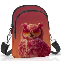 Owl Crossbody Purse Lightweight Small Crossbody Bags for Women Waterproof Phone Wallet with Card Slo