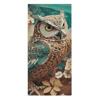 DMHVGEW Bath Towels for Bathroom Owl Towel Shower Towel Quick Drying Camping Towels Super Absorbent 