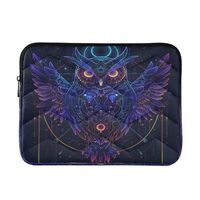 ALAZA Mecha Cyberpunk Owl Laptop Sleeve Case 13, 13.3, 14 inch, Computer Cases for Pad Tablet, Water