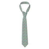 Ties For Men - Colorful Owl Cute Print Mens Neckties Neck Ties Silk For Business Wedding Party Fathe