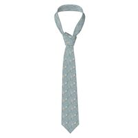 Ties For Men - Cute Owl Heart Print Mens Neckties Neck Ties Silk For Business Wedding Party Father&#
