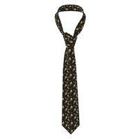 Ties For Men - Moonlight Owl Print Mens Neckties Neck Ties Silk For Business Wedding Party Father�