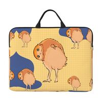 Crooked Owl Print Laptop Case 14 Inch, Laptop Sleeve Bag with Handle Briefcase for Travel, Commute &