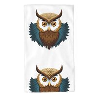 WHJDPP Owl with Wings Spread Picture Towel Towels 27.5x16in Skin-Friendly Absorbent Fluffy and Soft 
