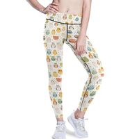 KLL Women's Yoga Leggings Tummy Control, Cute Animal Pattern Cartoon Owls, Ultra Soft Gym Sport