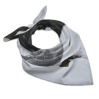 KMRHOUTIQ 25" Silk Like Head Scarf for Women Fashion Square Snow Owl Bandana Pack Neckerchief B