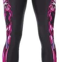 Sister Amy® Women’s Digital Print Ankle Elastic Tights Leggings — High Stretch, Quic