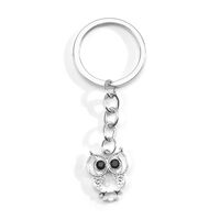 Owl Keychain with Rhinestone Womens Bling Keychain Wisdom Charm for Women Mystical Gift Idea Enchant