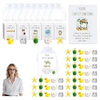 50 Set Employee Appreciation Gifts – Funny Resin Animals with Thank You Cards, Bulk for Cowork