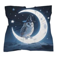 LPSADGF Magic - Hat Owl Bandanas for Women Hair Bandana Womens Kerchief Silk Head Scarf Floral Banda