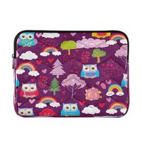 Kigai Owls Laptop Sleeve Bag for 15-16 inch Notebook Shockproof Protective Laptop Case Portable Comp