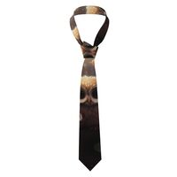 YYHWHJDE Cute Owls Prints Men's Necktie - Soft and Comfortable Polyester Fiber Tie for Business