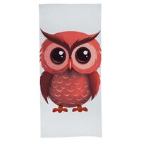 LKHDS Cute Red Owl Bath Towel, 55"x 27.6" Quick-Dry & Super Absorbent Beach Towels, So