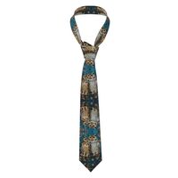WZYWHJ Men's Necktie - Fashion Printed Silk Tie for Business, daily life, work, party 57X3.1 in