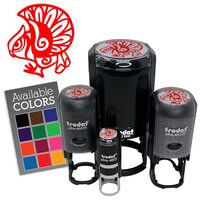 Tribal Owl Southwest Art Native American Bird Self-Inking Rubber Stamp for Stamping Ink Stamper Craf