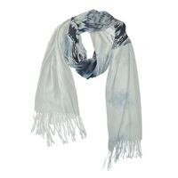 WOIWB Women's Scarf, Faux Pashmina Soft Lightweight Thin with Owl Mountain Print